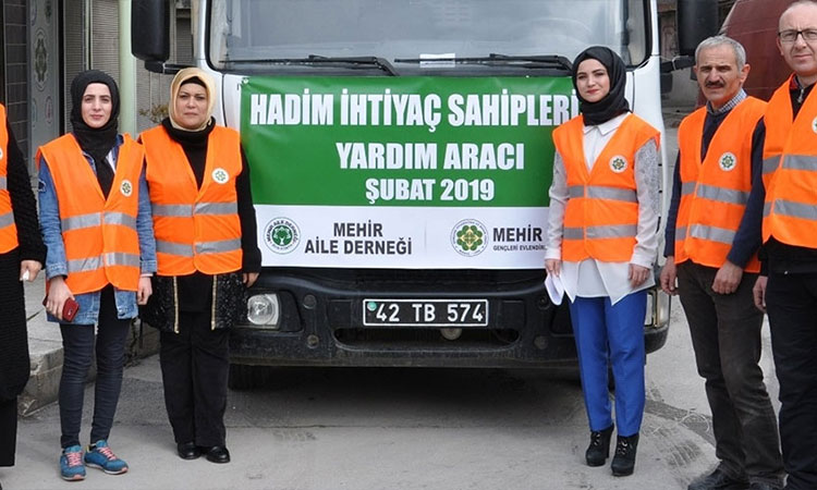 HADİM AYNİ YARDIM ARACI UĞURLAMA PROGRAMI